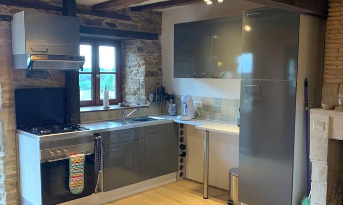 Mialet Apartment | Terrific 1-bedroom apartment in Miallet. Forget your worries & relax in peace.