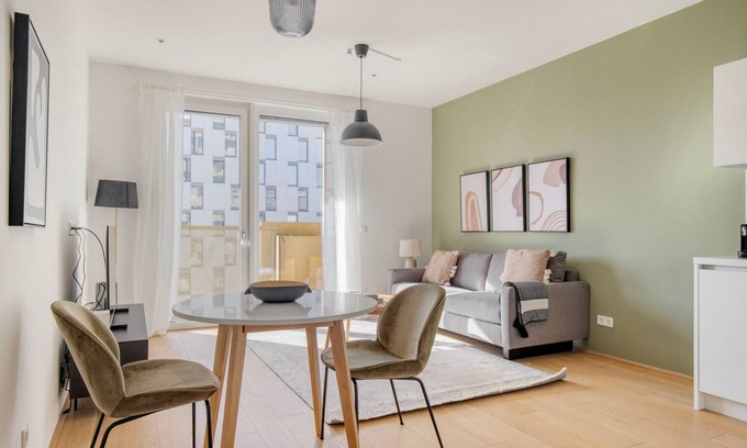 Wieden Apartment | Terrific Favoriten 1BR w/Sauna, Elevator & Gym, by Blueground