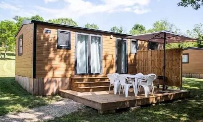 Thegra House | Thégra Holiday Village - Mobile Home 4 Rooms 6 People Air Conditioned