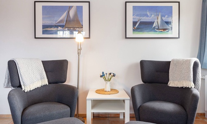 Norddorf Apartment | The apartment Abensonne is located in the house "Pesel" in Norddorf, one of the