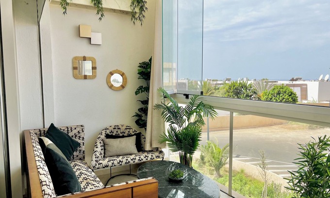 Tamrhakht Apartment | The Architect-Designed with sea view & Pool - Taghazout