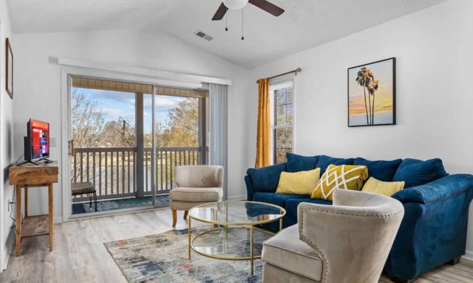 Carolina Forest Apartment | The Beach Hive overlooking River Oaks Golf Course
