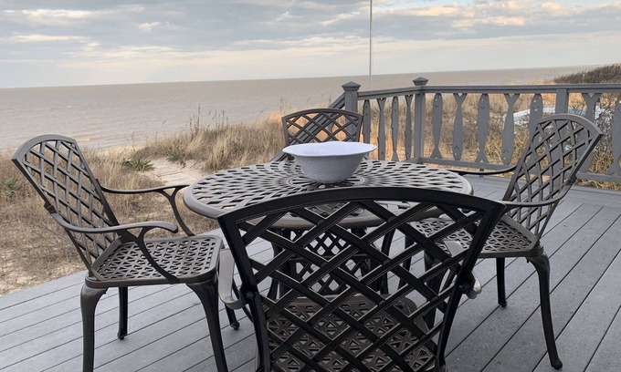 Prime Hook Beach House | The Buoy House, beachfront home on secluded Prime Hook Beach