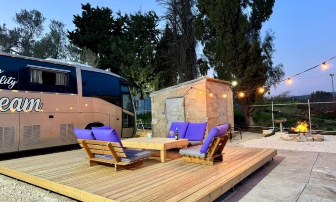 Gesher HaZiv Apartment | The Daydream Bus Hideaway