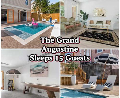 St. Augustine House | The Grand Augustine l Heated Pool l Walk to DNTN