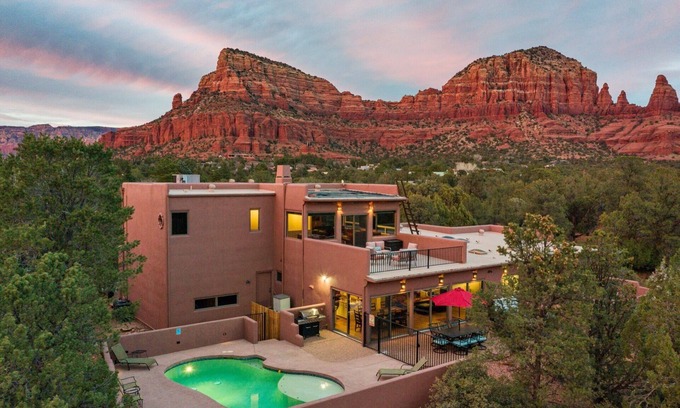 Sedona House | The Hideaway in Sedona - Private Heated* Pool, Spa, Hiking, and Views!