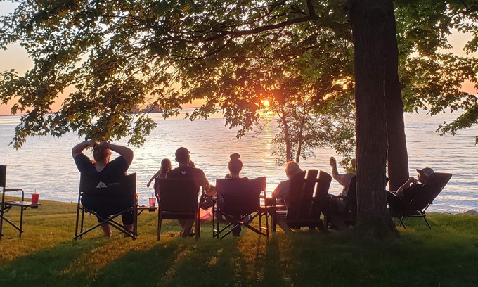 Isle House | The Hill House. A peaceful lake home on the shoreline of Mille Lacs Lake.
