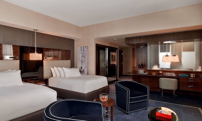 Downtown Dallas Hotel | The Joule Dallas – Premier Double Room with Extra Space & Modern Style