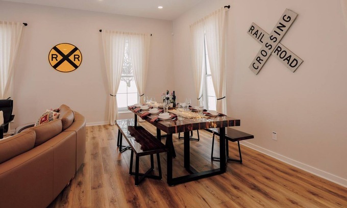Mancelona House | The Mancelona Train Depot - A Historic Landmark Transformed into a Cozy Retreat!