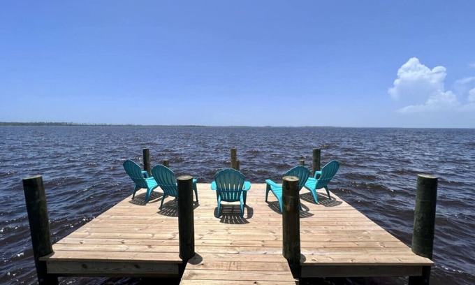Panama City House | The Mariana - Private Dock|Private Boat Launch|Hot Tub|Game Room