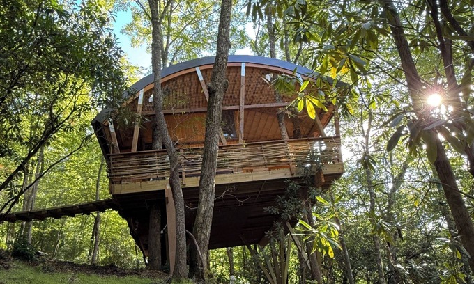 Sugarfork Cabin | The Marsu Treehouse, The Marsu - by Highlands Treehouse Retreat