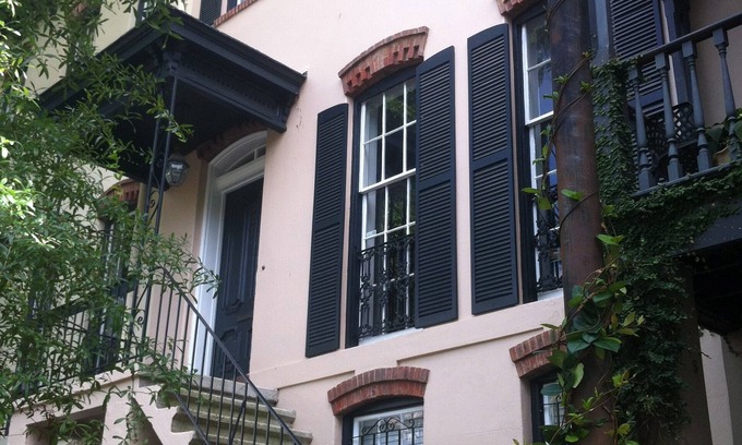 Historic Downtown Savannah House | The One with a Bicycle Hanging on the Wall