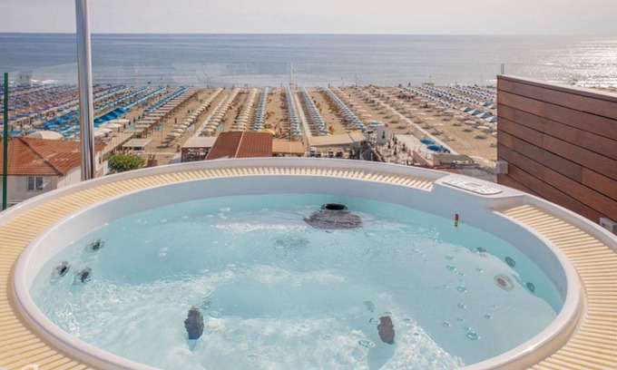 Lido di Camaiore Apartment | The Penthouse Pier beachfront with private solarium.