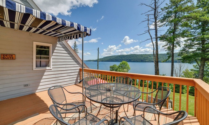 Cooperstown - Otsego Lake Apartment | The Perch: Lakefront Cooperstown Apt