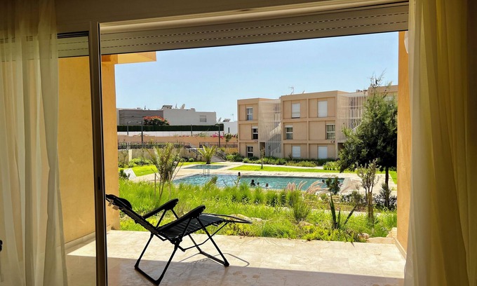 Tamrhakht Apartment | The Relaxing Home, 10m from the Beach - Taghazout Bay