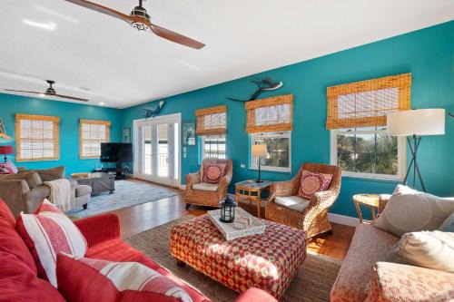 St. Augustine House | The Sand Euro - 4BR, 3Full & 1Half BA in Historic Summer Haven near beaches and Matanzas Inlet
