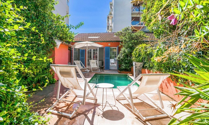 Pointe Croisette Apartment | The secret garden with pool in Cannes - 3 bedrooms