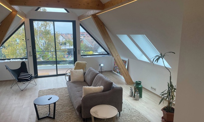 Wettolsheim Apartment | The setting of the vineyard. Luxury gite for 4 near Eguisheim.