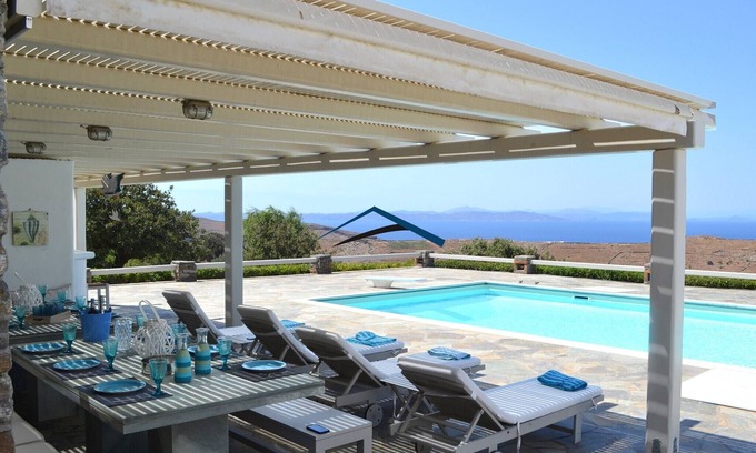 Kea Villa | The "Sigma Sunset Estate" with a swimming pool and amazing sea and sunset views.