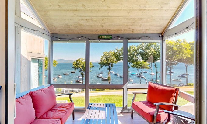 Gilford Condo | The view-Enjoy Lake Winni both on & off the water-outdoor enthusiasts dream