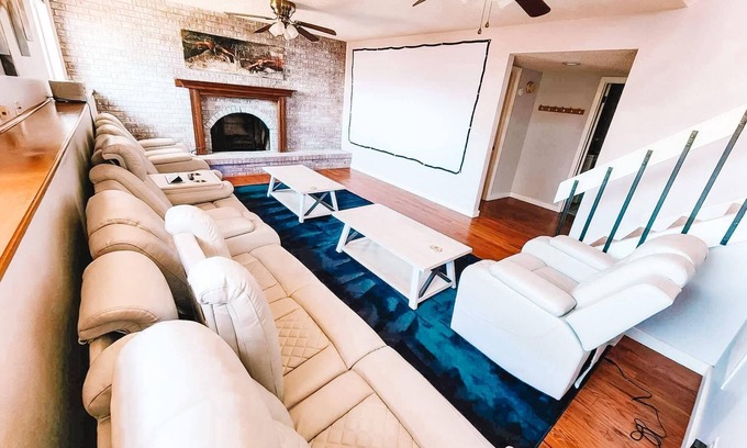 Briargate House | Theater Room Pet Friendly Near AF Academy Peaceful