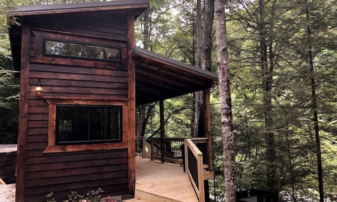 Stanton Apartment | Theodore Tiny Cabin- RRG Hot Tub! Pet Friendly!