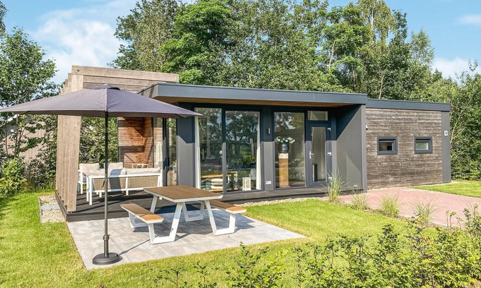 Oosterwolde House | This beautifully decorated vacation home is located in an inviting vacation park, the centerpiece of