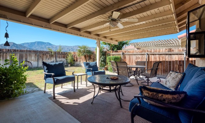 Desert Club Manor House | Three Palms Majestic Mountain Views on a Tranquil and Quiet Cul-de-sac