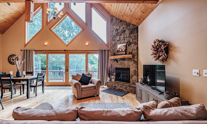 Bethel Ski Chalet | Three plus bedrooms and two full baths- Winter rental