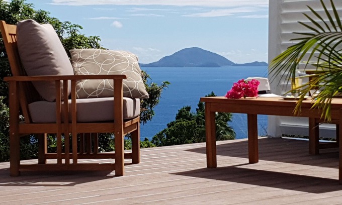 Capesterre-Belle-Eau House | Ti Karèt bungalow with Jacuzzi and panoramic view of Les Saintes