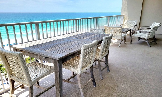 Sandestin Condo | Tides 901 ~ Amazing gulf views from your huge, private balcony!