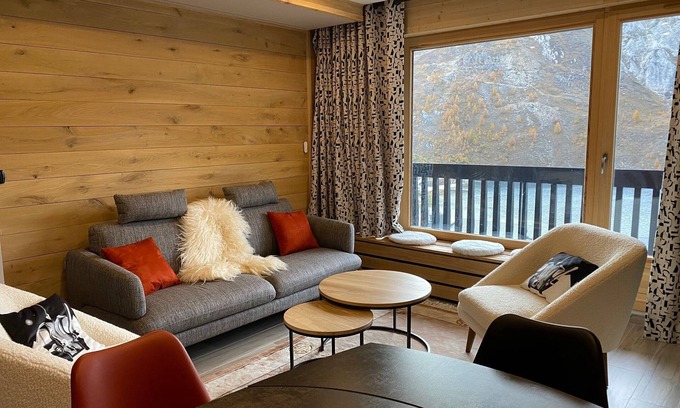 Tignes Apartment | Tignes Appartement VUE LAC ET Grande Motte Entierement Renove