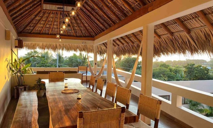 Lazaro Cardenas House | Tiki-Chic Ocean-View Wellness Luxury Villa