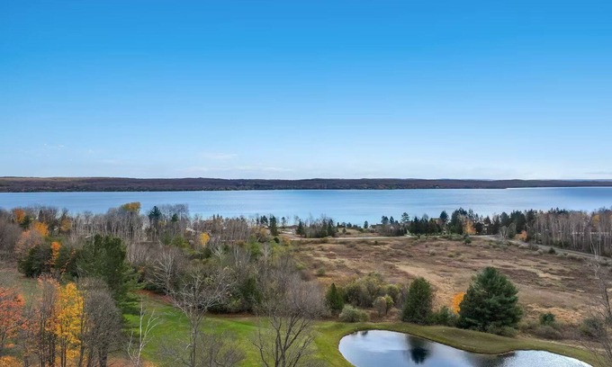 Kewadin Condo | 🛶 Torch Lake Vista – A-Ga-Ming Golf & Lakeview Condo | Large Patio ➠ 741/Unit 9A