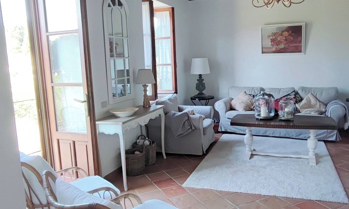 Gassano House | Toskana Haus in Bigliolo mit Toller Aussicht, Garten, Sonne, in Flussnähe