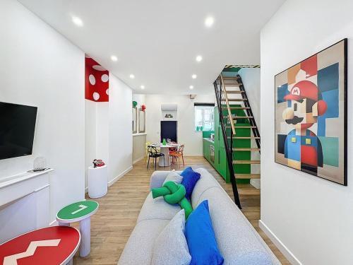 Saint-Georges Apartment | Toulouse-Capitole - Appartement à thème Mario