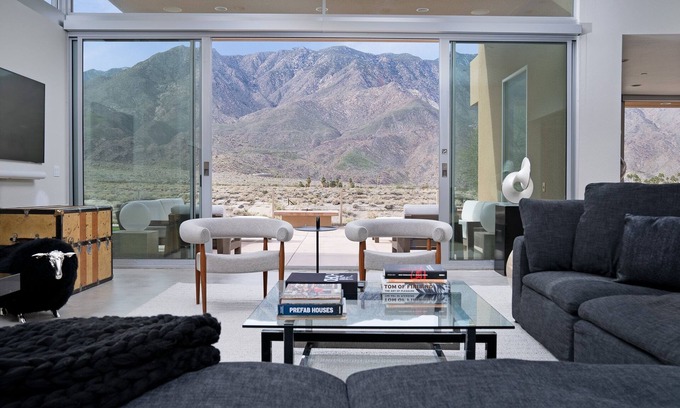 Palm Springs House | Tranquil Gated & Private Palm Springs Compound with Breathtaking Mountain Views