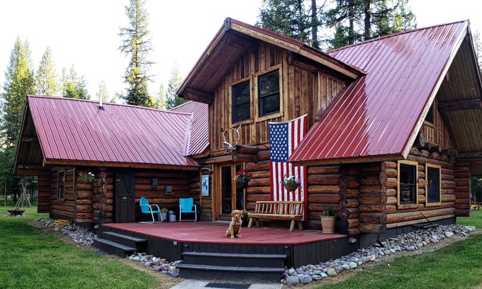 Bigfork Cabin | Tranquil Montana Cabins on 10 acres
