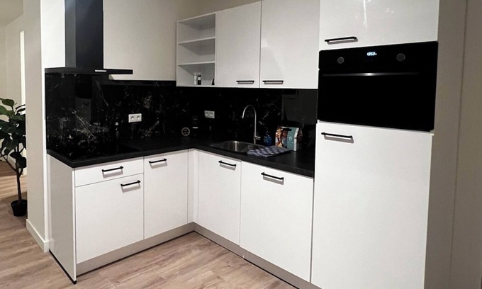 Goirle Apartment | Trendy apartment with fast WiFi, parking, and contemporary décor near Goirle's center. Sleeps four.