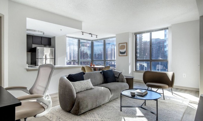 Bethesda Apartment | Trendy Bethesda 2BR w/Doorman & Pool, nr Metro & Dining, by Blueground