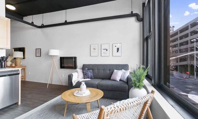 Downtown Spokane Apartment | Trendy & Spacious Suite | Walk to Riverfront Park!