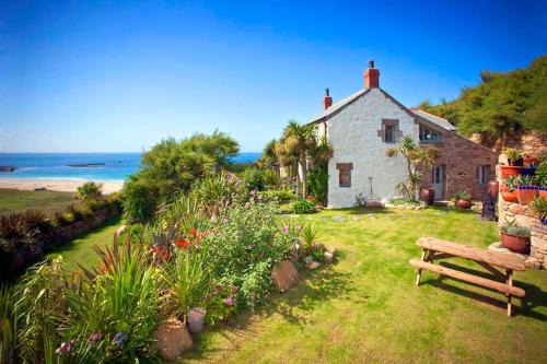 Sennen Cove House | Tresillian, Stunning Spacious Cottage By Beach Sea-views Large Gardens