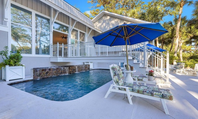 Palmetto Dunes House | Tropical Waterfront Oasis