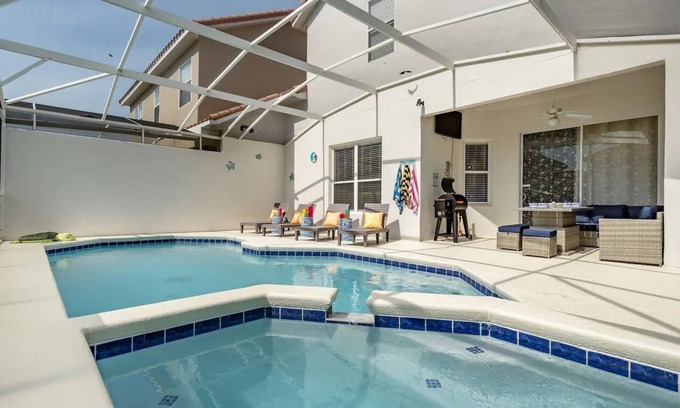 Tuscan Hills Villa | Turtley Awesome - Heated Spa - Themed Bedrooms - BBQ Grill