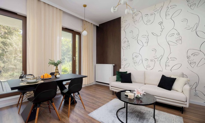 Srodmiescie Apartment | Tuwima 48 | Łódź | Elegant Studio | Smart TV