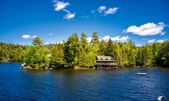 Saranac Lake Cabin | Twin Bay Camp- Stunning Seclusion on the Saranacs