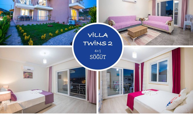 Sogut Villa | Twins Villa Sogut Village Daily Weekly Rentals