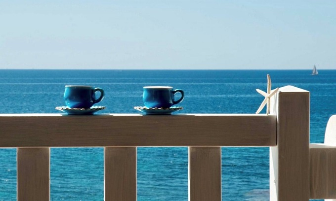 Torre San Giovanni Apartment | Typical Mediterranean home by the sea with large terrace