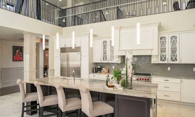 River North Art District Apartment | Ultra Luxury Loft I Fireplace I Rooftop I RiNo