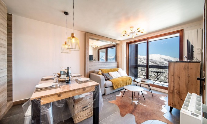 Villarembert Apartment | UN Cocon AU Dessus DES Nuages Appart Standing Skis aux Pieds